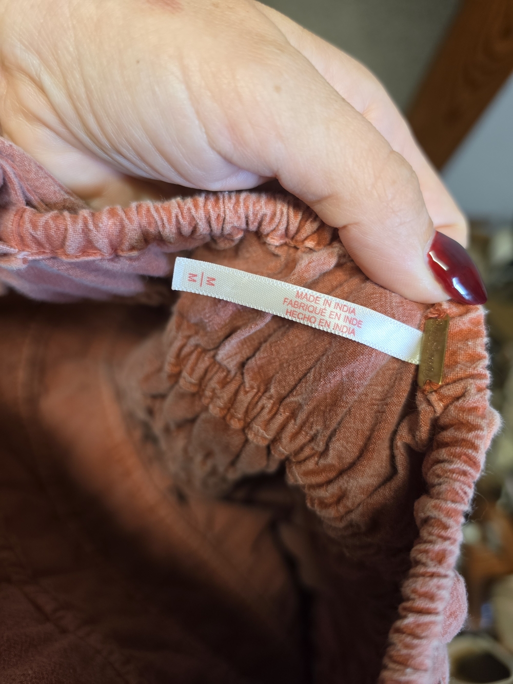 Free People Rust Orange Wide-Leg Jumpsuit - Picture 3 of 3